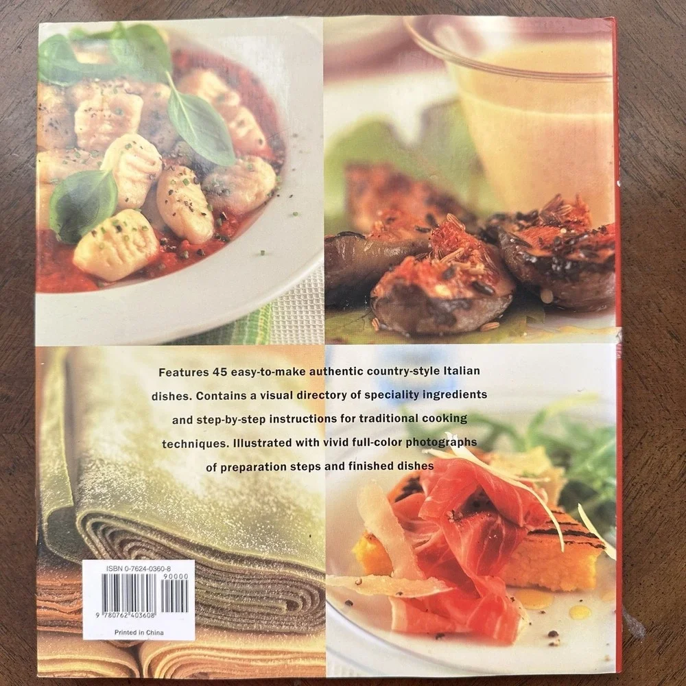 Italian Cookbook Lot 6 Hardcover Books Sicily Liguria‎ Regional Cooking Recipes